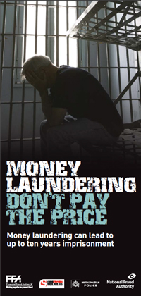 Money laundering don't pay the price